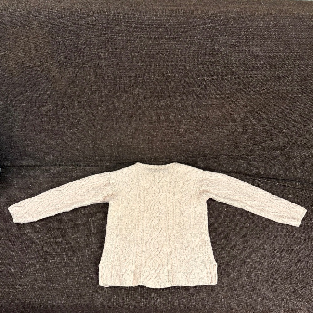 Aran Crafts 100% Merino Wool Knit Sweater Size XS Pink Thick and Warm - Picture 2 of 10